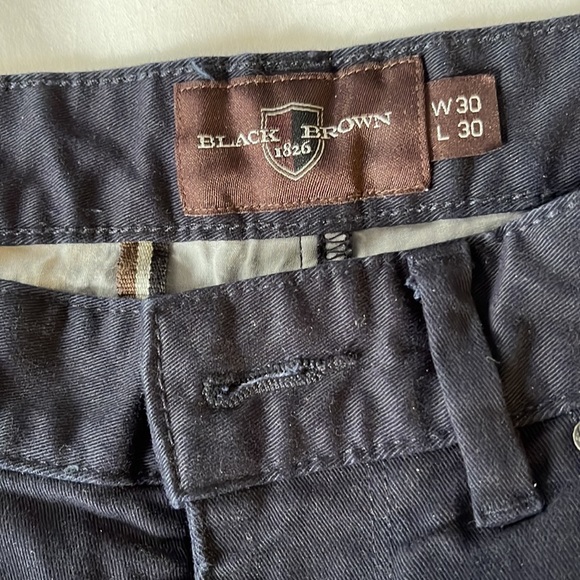 Man pants from Black Brown size 30 W 30 L. Only worn once - Picture 2 of 3
